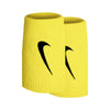Nike Tennis Premier Double Wristbands (2X) (Yellow Strike)