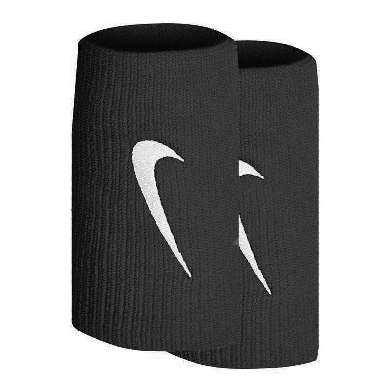 Nike Tennis Premier Double Wristbands (2X) (Black)