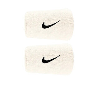 Nike Tennis Premier Double Wristbands (2X) (Pale Ivory)
