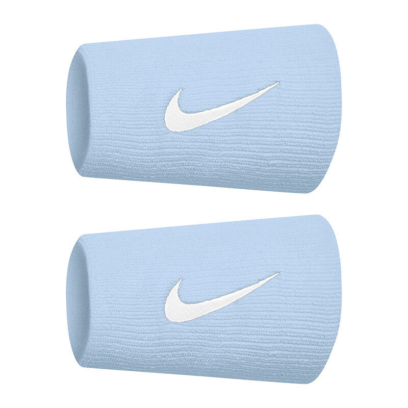 Nike Tennis Premier Double Wristbands (2X) (White/Gorge Green) Nike