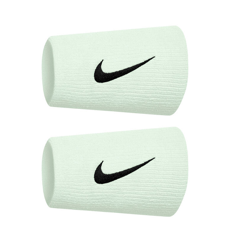 Nike Tennis Premier Double Wristbands (2X) (White/Gorge Green) Nike