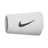Nike Tennis Premier Double Wristbands (2X) (White/Gorge Green) Nike
