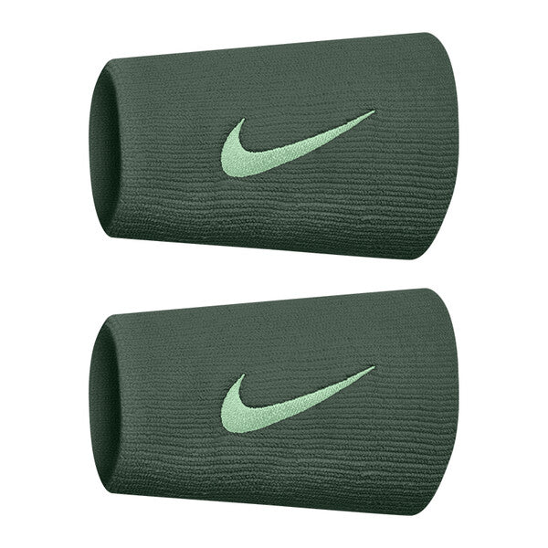 Nike Tennis Premier Double Wristbands (2X) (Camo Green)