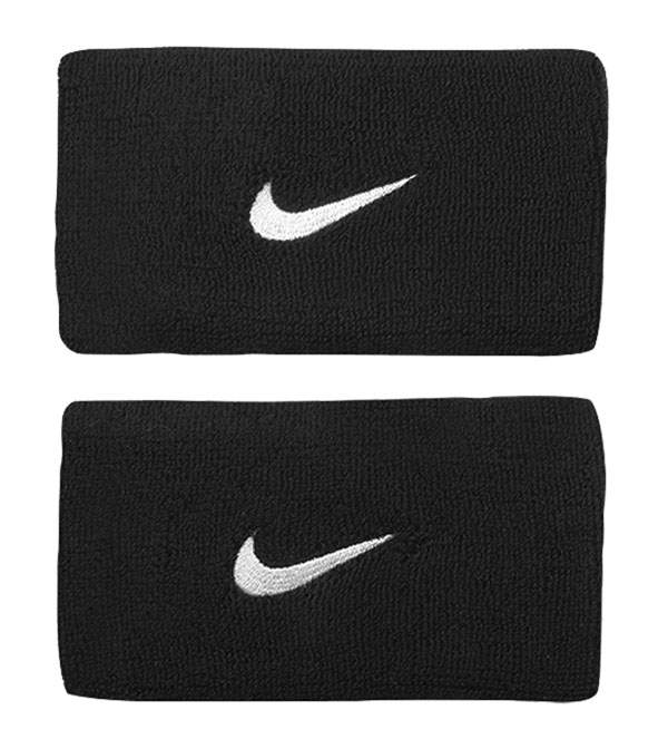 Nike Double Wristbands (2X) (Black)