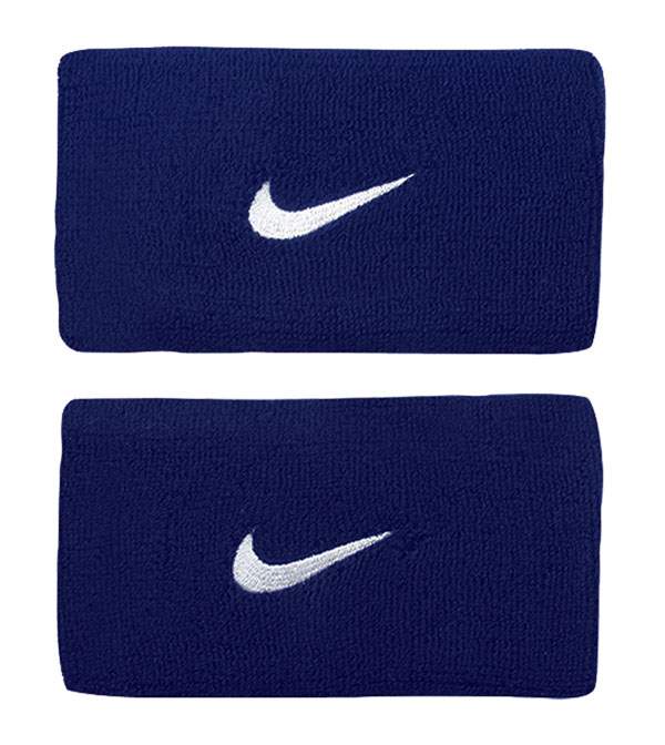 Nike Double Wristbands (2X) (Navy)
