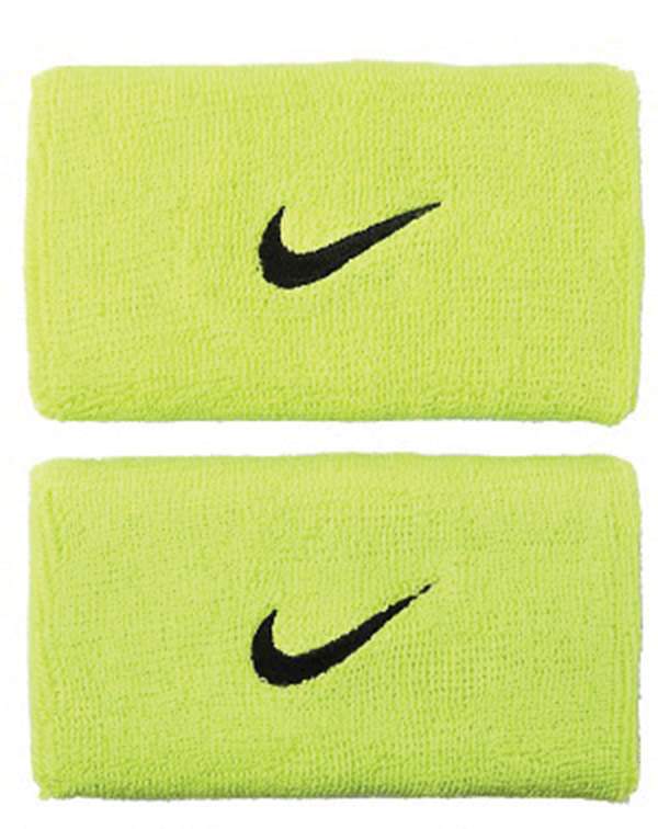 Nike Double Wristbands (2X) (Atomic Green)