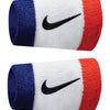 Nike Double Wristbands (2X) (Red/White/Blue)