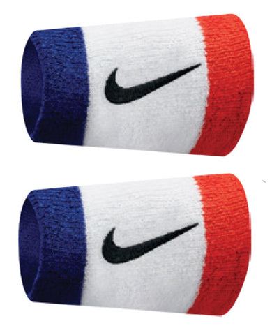 Nike Double Wristbands (2X) (Red/White/Blue)