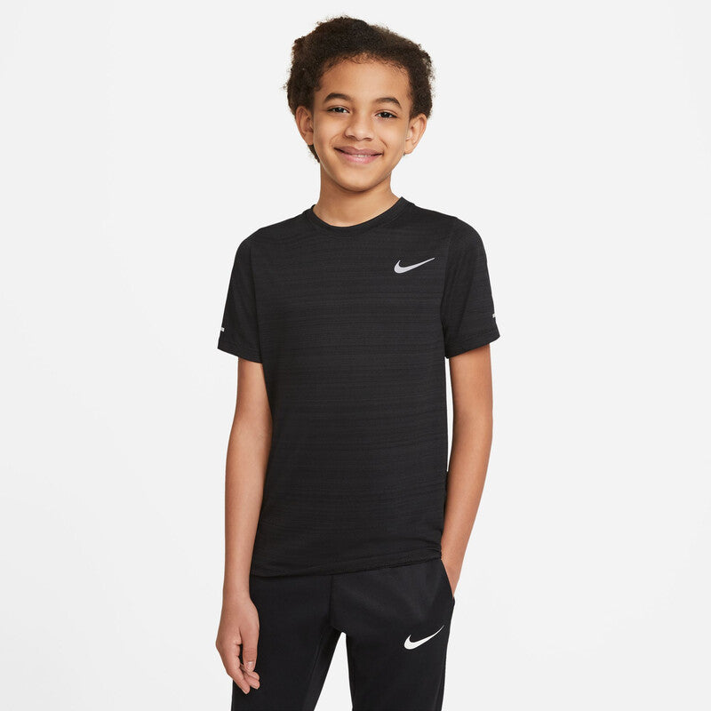 Nike Dri-Fit Miler Boys Short Sleeve Top (Blue Beyond) Nike