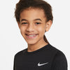 Nike Dri-Fit Miler Boys Short Sleeve Top (Blue Beyond) Nike