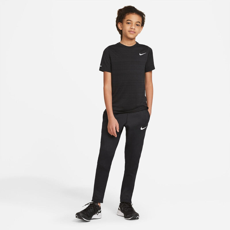 Nike Dri-Fit Miler Boys Short Sleeve Top (Blue Beyond) Nike