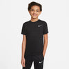 Nike Dri-Fit Miler Boys Short Sleeve Top (Blue Beyond) Nike