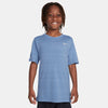 Nike Dri-Fit Miler Boys Short Sleeve Top (Blue Beyond) Nike