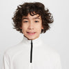 Nike Multi Uv Long Sleeve 1/2 Zip Boys Top (White) Nike CNB11L-WHT-S