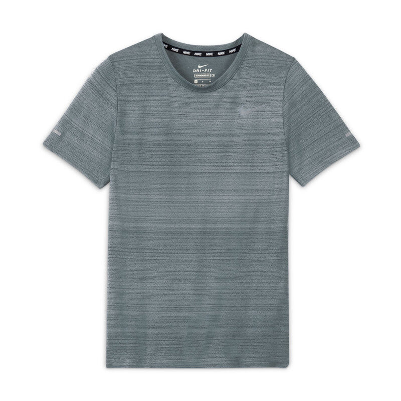 Nike Dri-Fit Miler Boys' Short Sleeve Top (Lt Crimson) Nike