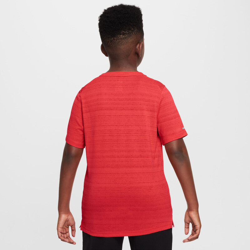 Nike Dri-Fit Miler Boys' Short Sleeve Top (Lt Crimson) Nike CNB11N-RED-XL