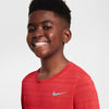 Nike Dri-Fit Miler Boys' Short Sleeve Top (Lt Crimson) Nike CNB11N-RED-XL