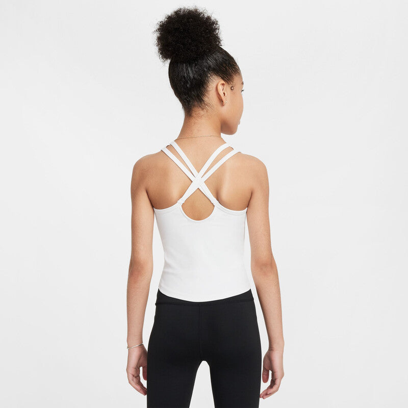 Nike One Dri-Fit Girls' Tank (White) Nike