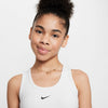 Nike One Dri-Fit Girls' Tank (White)