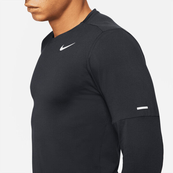 Nike Element Long Sleeve Crew (M) (Black)