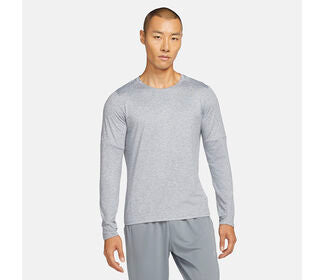 Nike Element Long Sleeve Crew (M) (Grey)