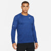 Nike Element Long Sleeve Crew (M) (Navy/Royal)