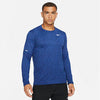 Nike Element Long Sleeve Crew (M) (Navy/Royal)