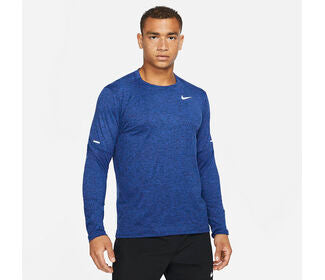 Nike Element Long Sleeve Crew (M) (Navy/Royal)