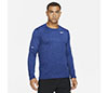 Nike Element Long Sleeve Crew (M) (Navy/Royal)