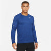Nike Element Long Sleeve Crew (M) (Navy/Royal)