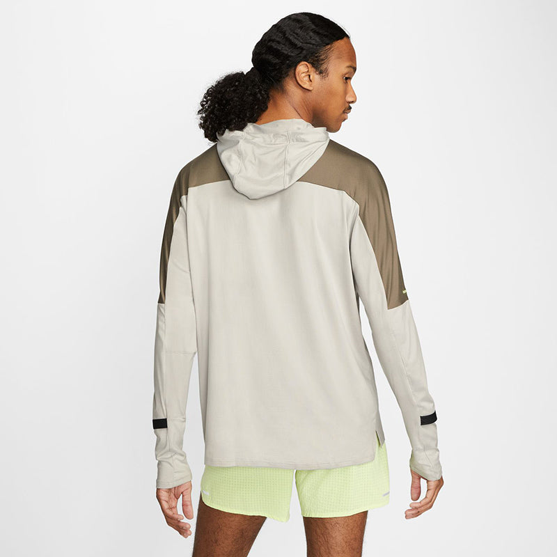 Nike Trail Running Hoodie (M) (Light Iron Ore) Nike