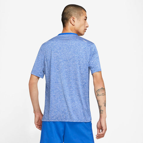 Nike Dri-Fit Rise 365 Short Sleeve Top (M) (Royal)