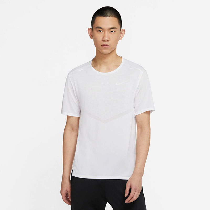 Nike Dri-Fit Rise 365 Short Sleeve Top (M) (White)