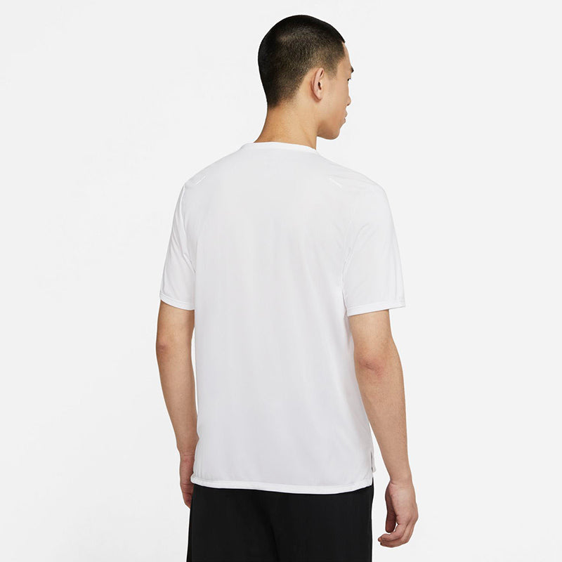 Nike Dri-Fit Rise 365 Short Sleeve Top (M) (White)