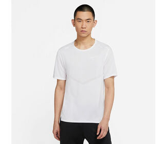 Nike Dri-Fit Rise 365 Short Sleeve Top (M) (White)