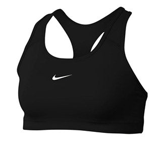 Nike Swoosh Sports Bra (W) (Black)