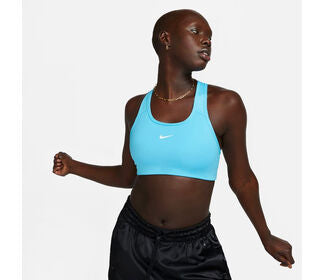Nike Swoosh Sports Bra (W) (Baltic Blue)