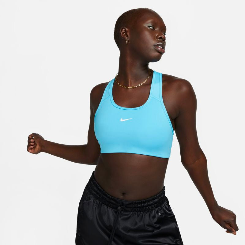 Nike Swoosh Sports Bra (W) (Baltic Blue)