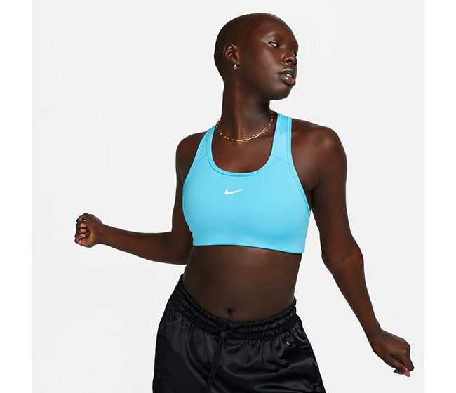 Nike Swoosh Sports Bra (W) (Baltic Blue)