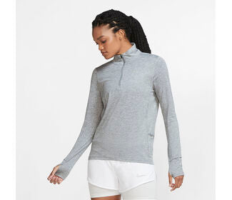 Nike Element Half Zip Running Top (W) (Grey)