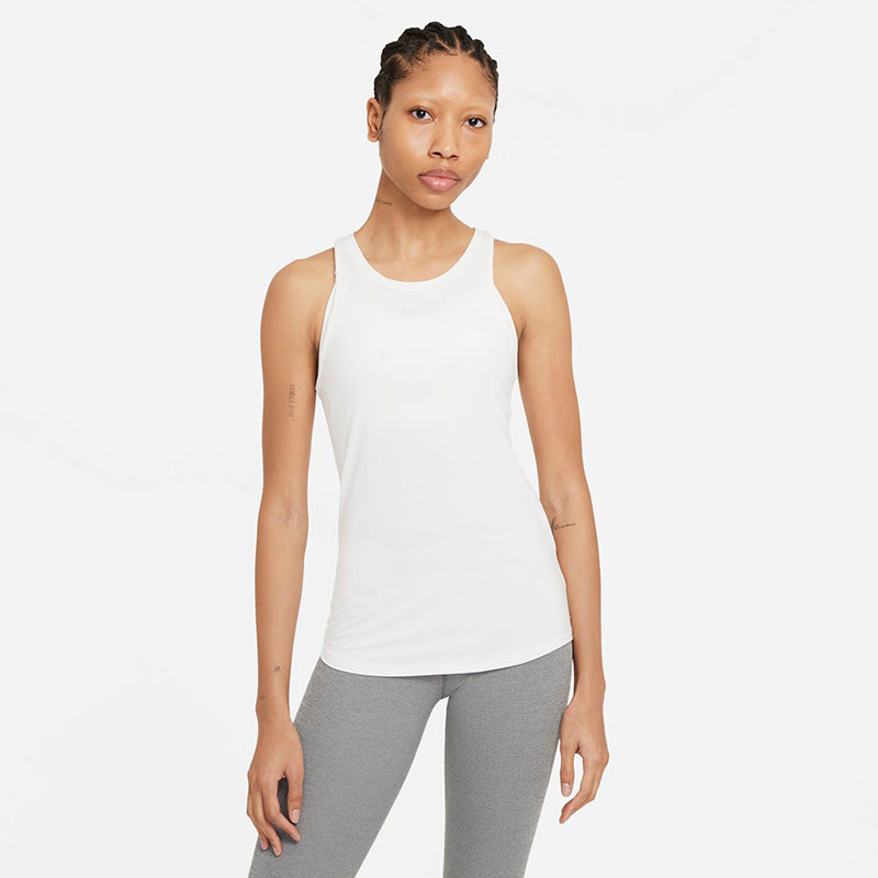 Nike One Luxe Slim Tank(W) (White)
