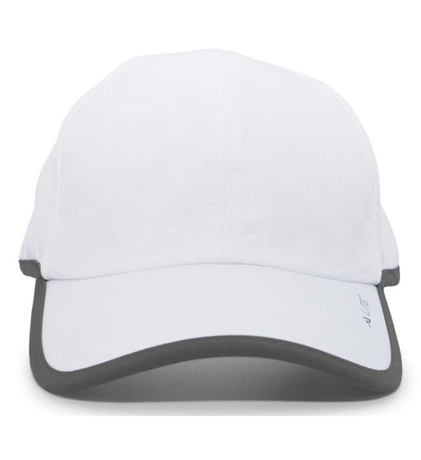 Pacific Lite Active Cap (U) (White/Grey) Pacific Headwear