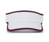 Pacific Lite Active Visor (U) (White/Maroon)