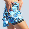 Pickleball Bella Graffiti 2 A-Line Skort (W) (Blue) Pickleball Bella