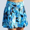 Pickleball Bella Graffiti 2 A-Line Skort (W) (Blue) Pickleball Bella