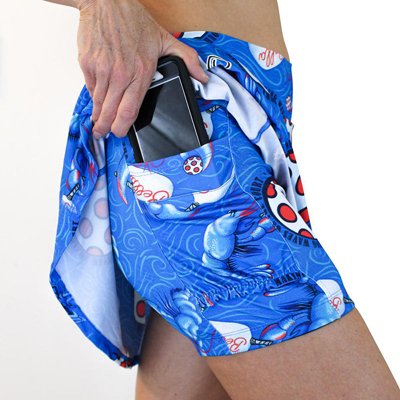 Pickleball Bella Lobster Monster A-Line Skort (W)