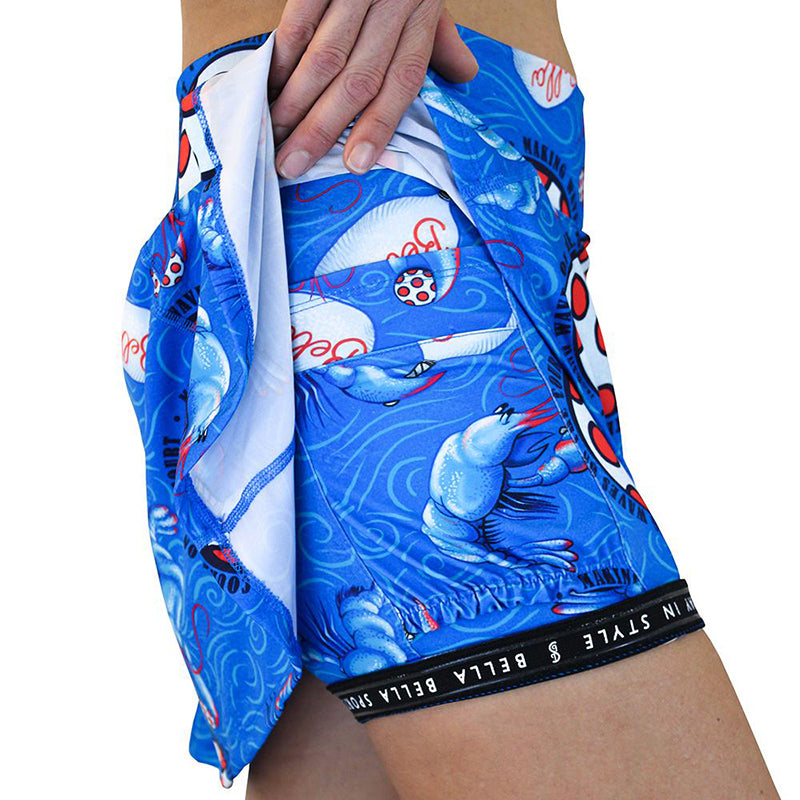 Pickleball Bella Lobster Monster A-Line Skort (W)