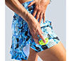 Pickleball Bella Graffiti 2 Drop Pleat Skort (W) (Blue)
