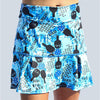 Pickleball Bella Graffiti 2 Drop Pleat Skort (W) (Blue)
