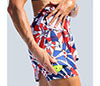 Pickleball Bella United We Dink Drop Pleat Skort (W) (Red/White/Blue)